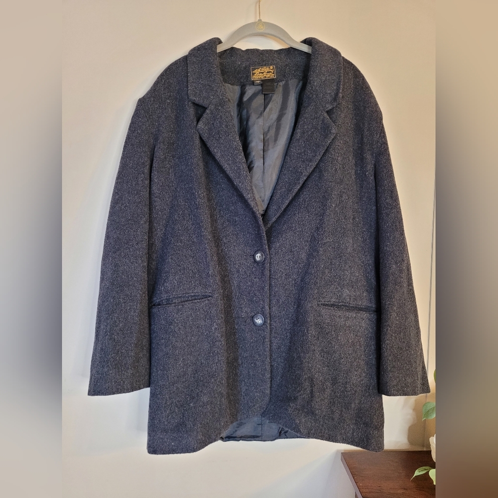 LAST CHANCE Vintage Eddie Bauer 100% Wool Women's Blazer Size Large